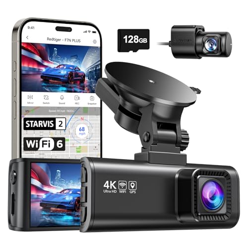 Large image for amazon product "REDTIGER Dash Cam Front Rear"