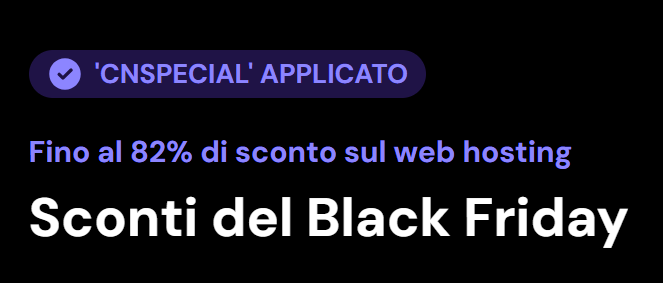 Hostinger Black Friday code applied it