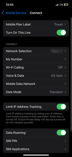 Jetpac roaming settings
