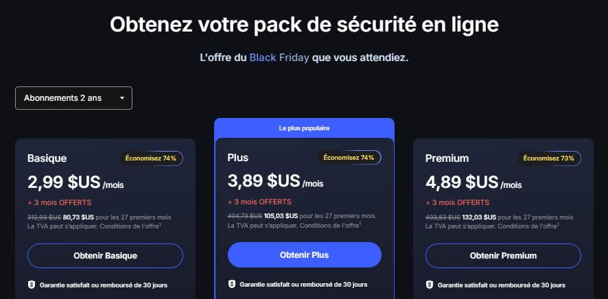 Nordvpn blackfriday plans 2025 fr