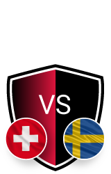 Switzerland vs Sweden supporting