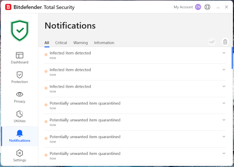 Testing Bitdefender’s real-time protection