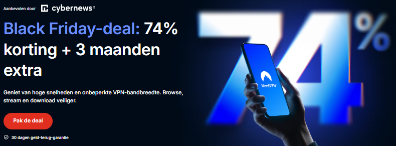 NL BF NordVPN homepage