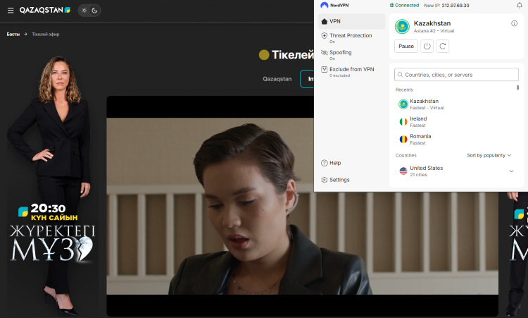 Qazaqstan TV stream vpn