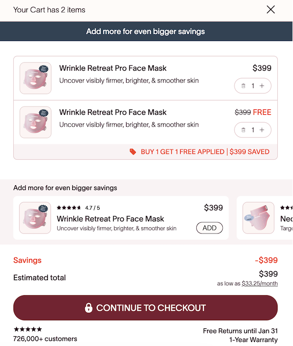 Solawave black friday offer