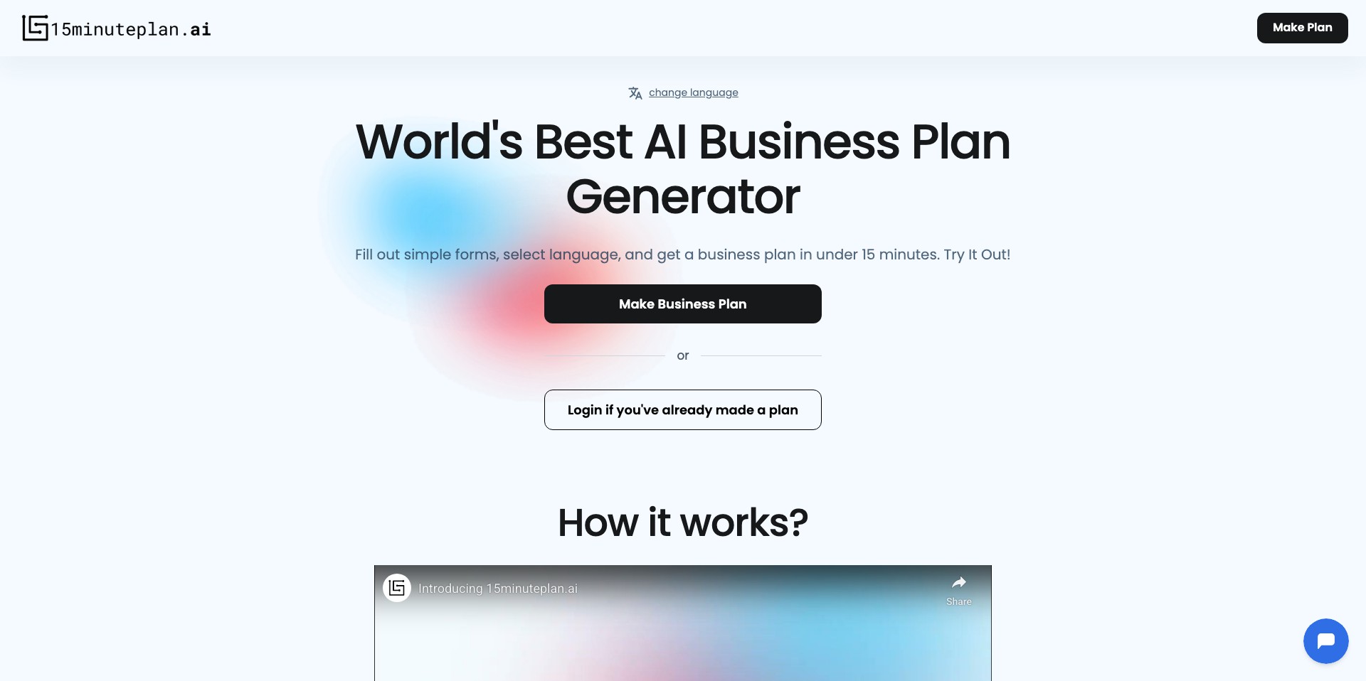15minuteplan Screenshot
