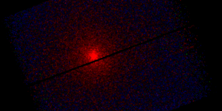 The 3I/Atlas comet in red light.