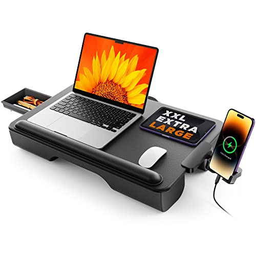 Large image for amazon product "SAIJI Laptop Lap Desk, Portable Laptop Desk for Bed"