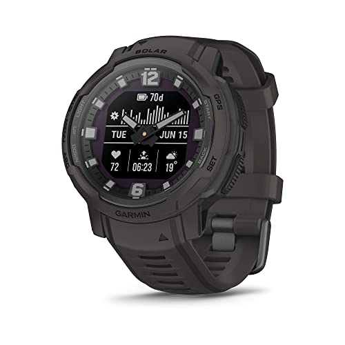 Large image for amazon product "Garmin Instinct Crossover Solar Smartwatch"