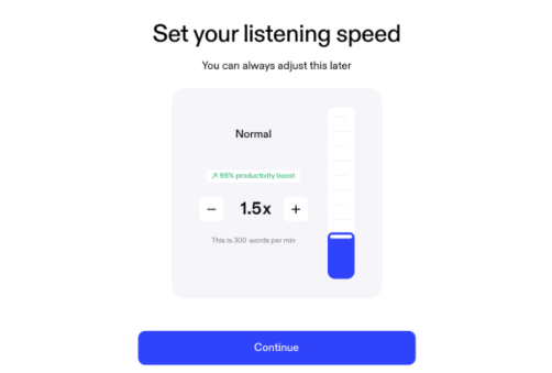 speechify setup 2