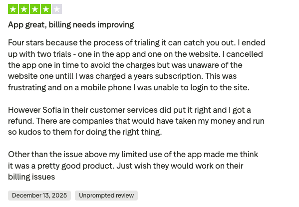 speechify trustpilot review