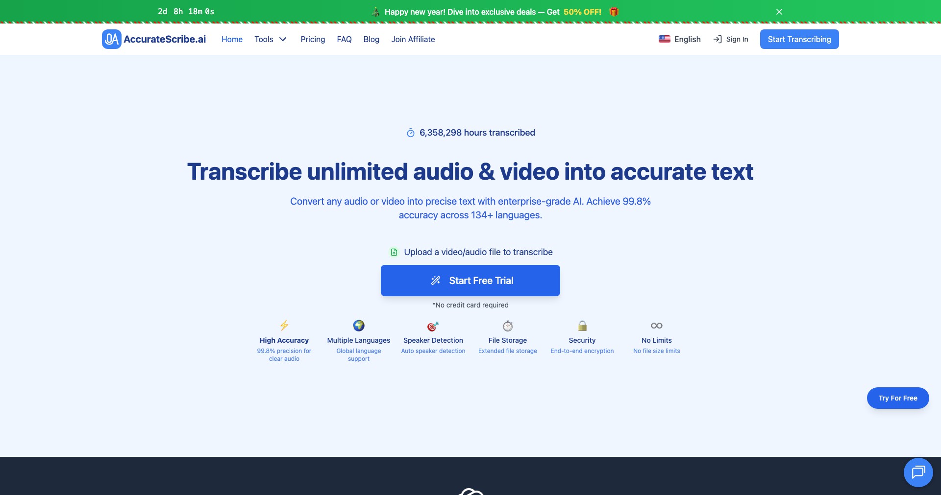 AccurateScribe Screenshot