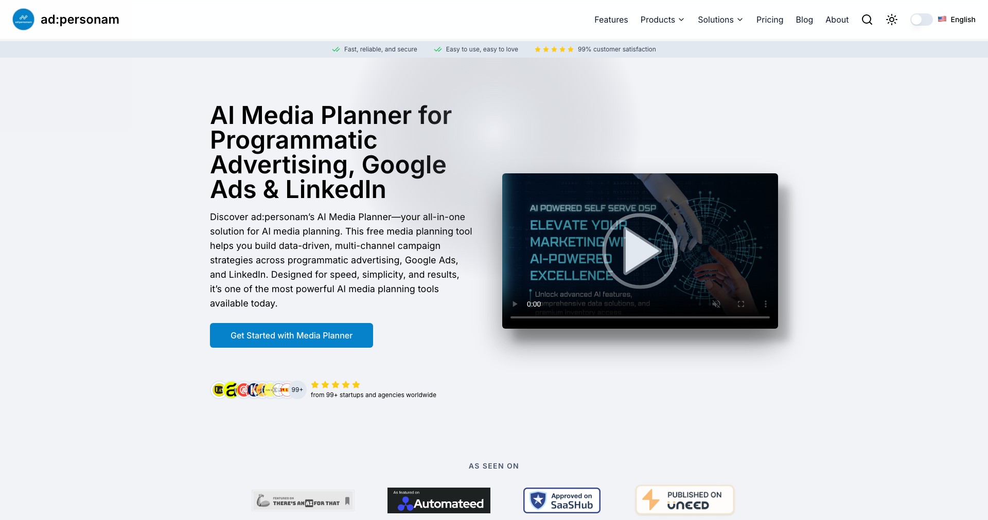 adpersonam Media Planner Screenshot