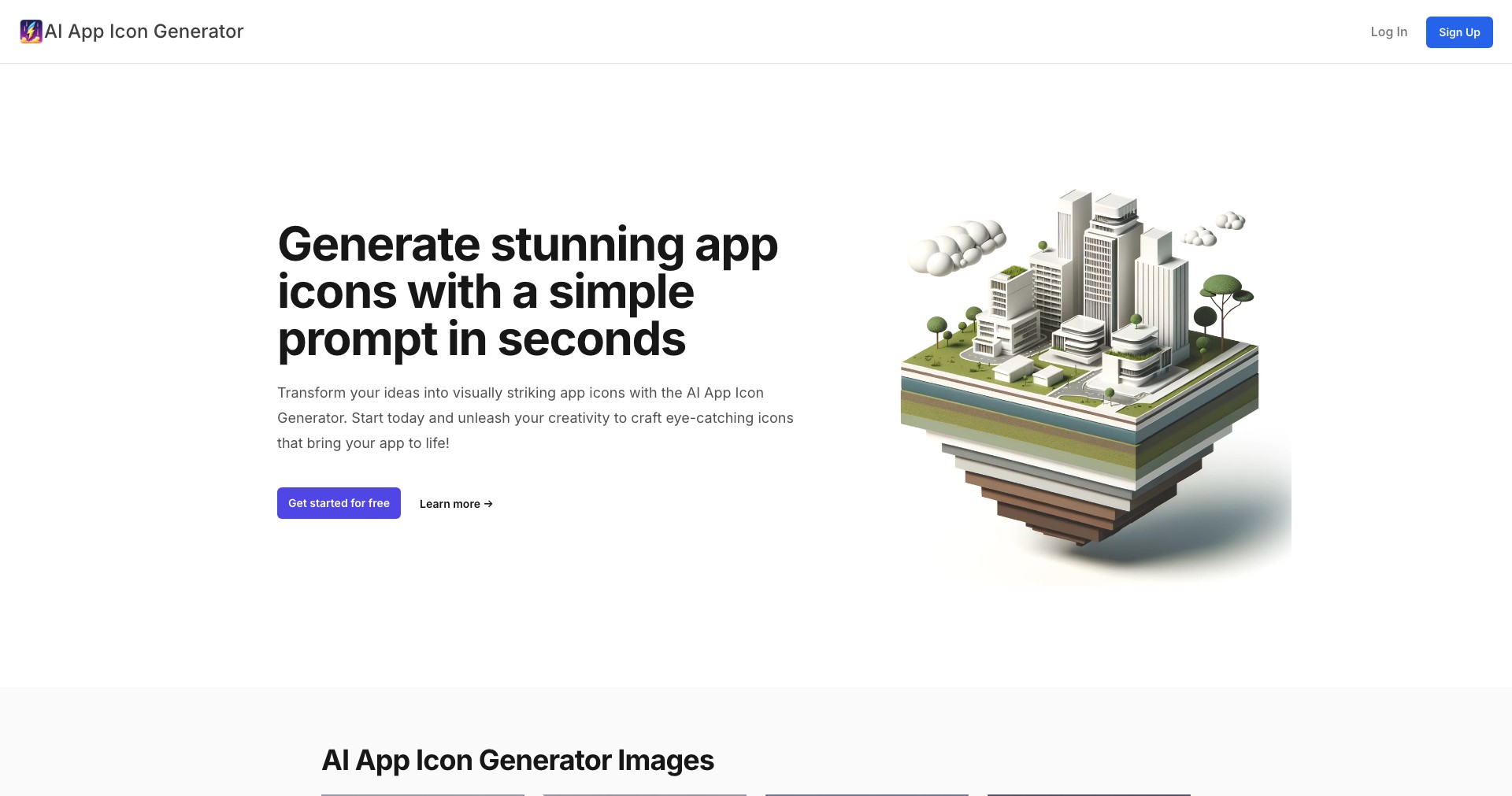 AI App Icon Generator Screenshot