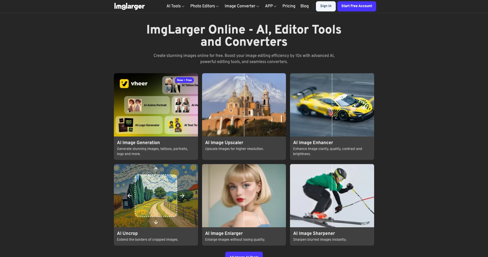 AI Image Enlarger Screenshot