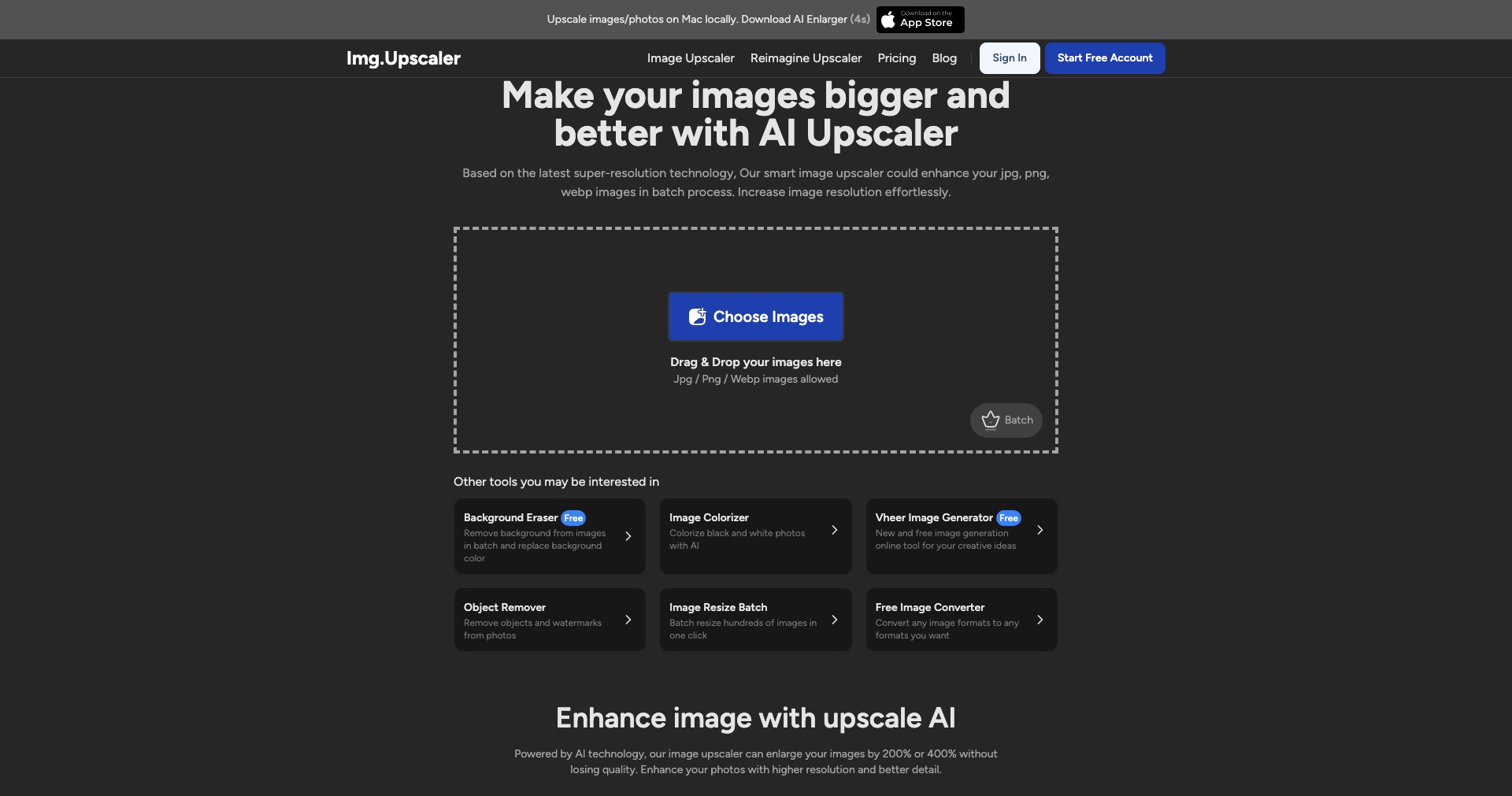 AI Image Upscaler Screenshot