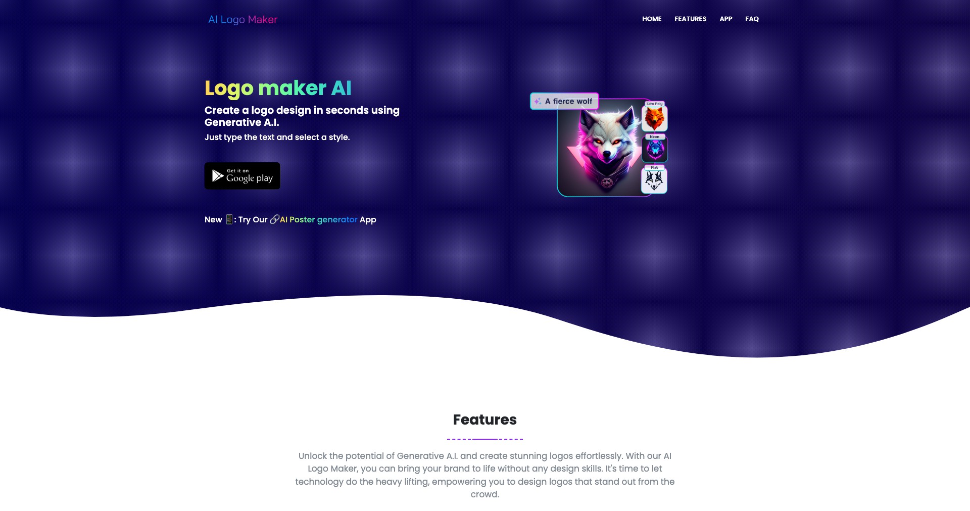 AI Logo Maker Screenshot