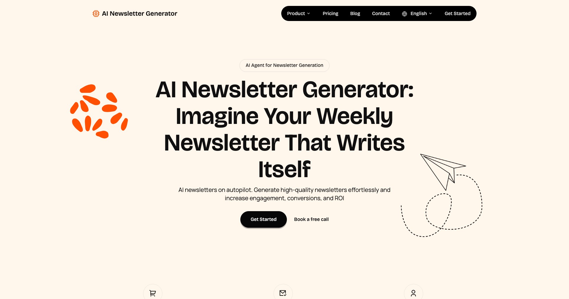 AI Newsletter Generator Screenshot