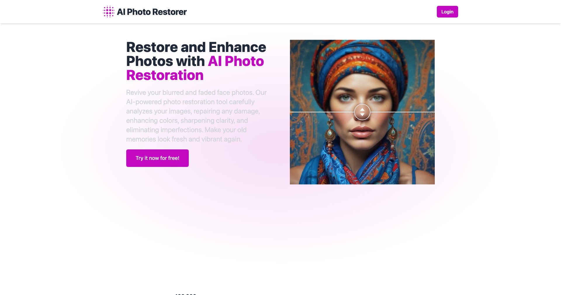 AI photo restorer Screenshot