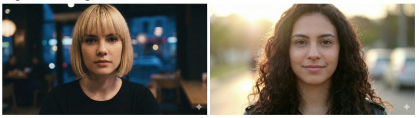 AI portraits by Gemini
