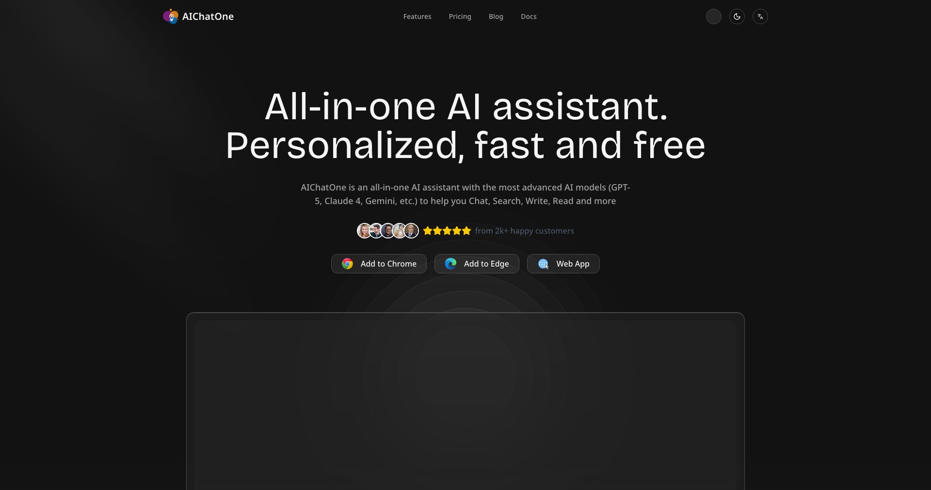 AIChatOne Screenshot