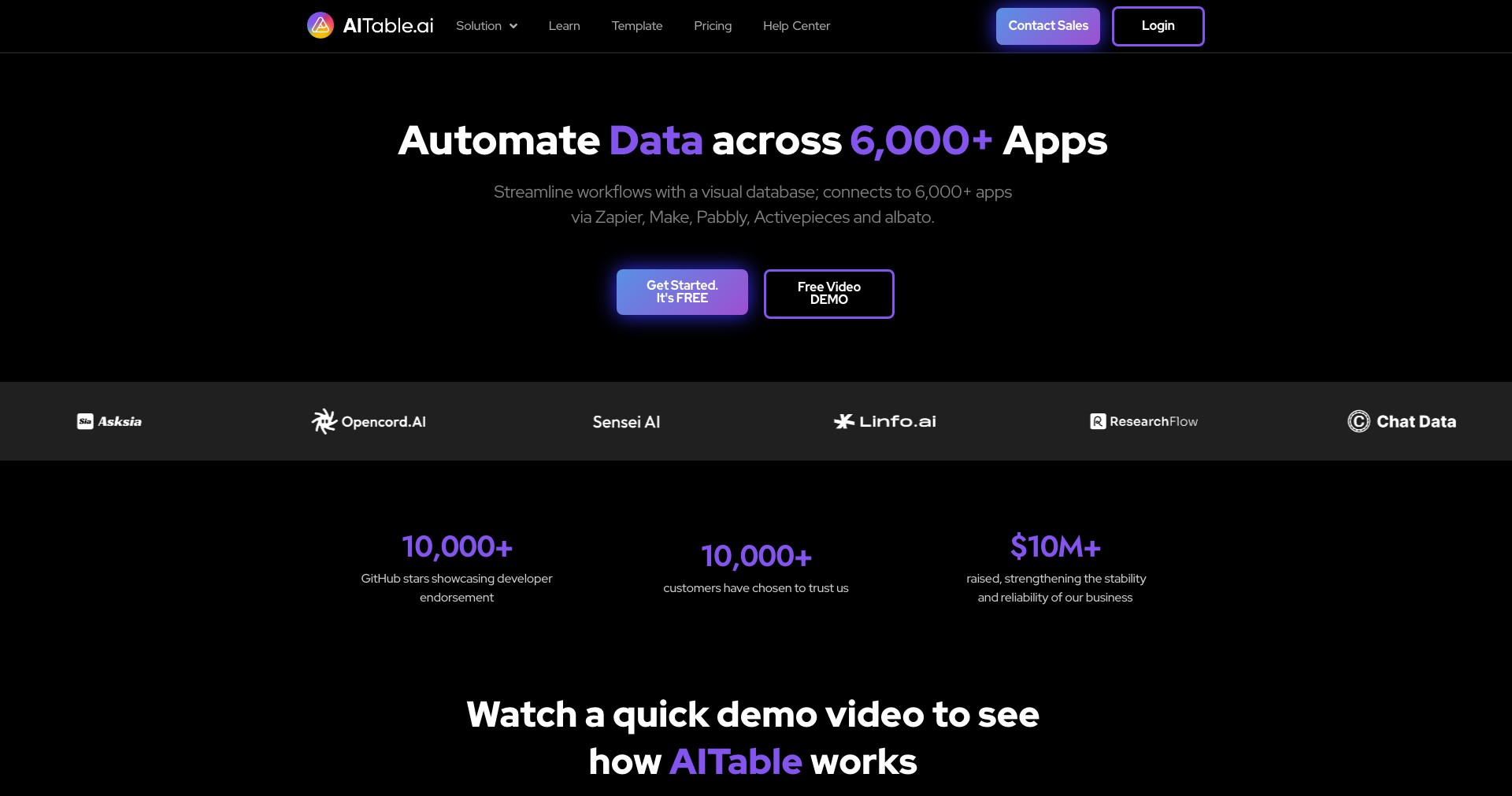 AITable Screenshot