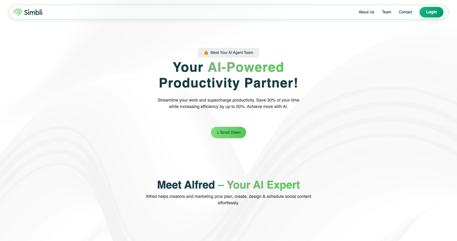 Alfred by Simbli.ai Screenshot