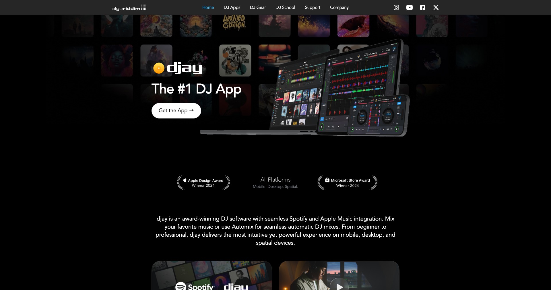 Algoriddim DJ Screenshot