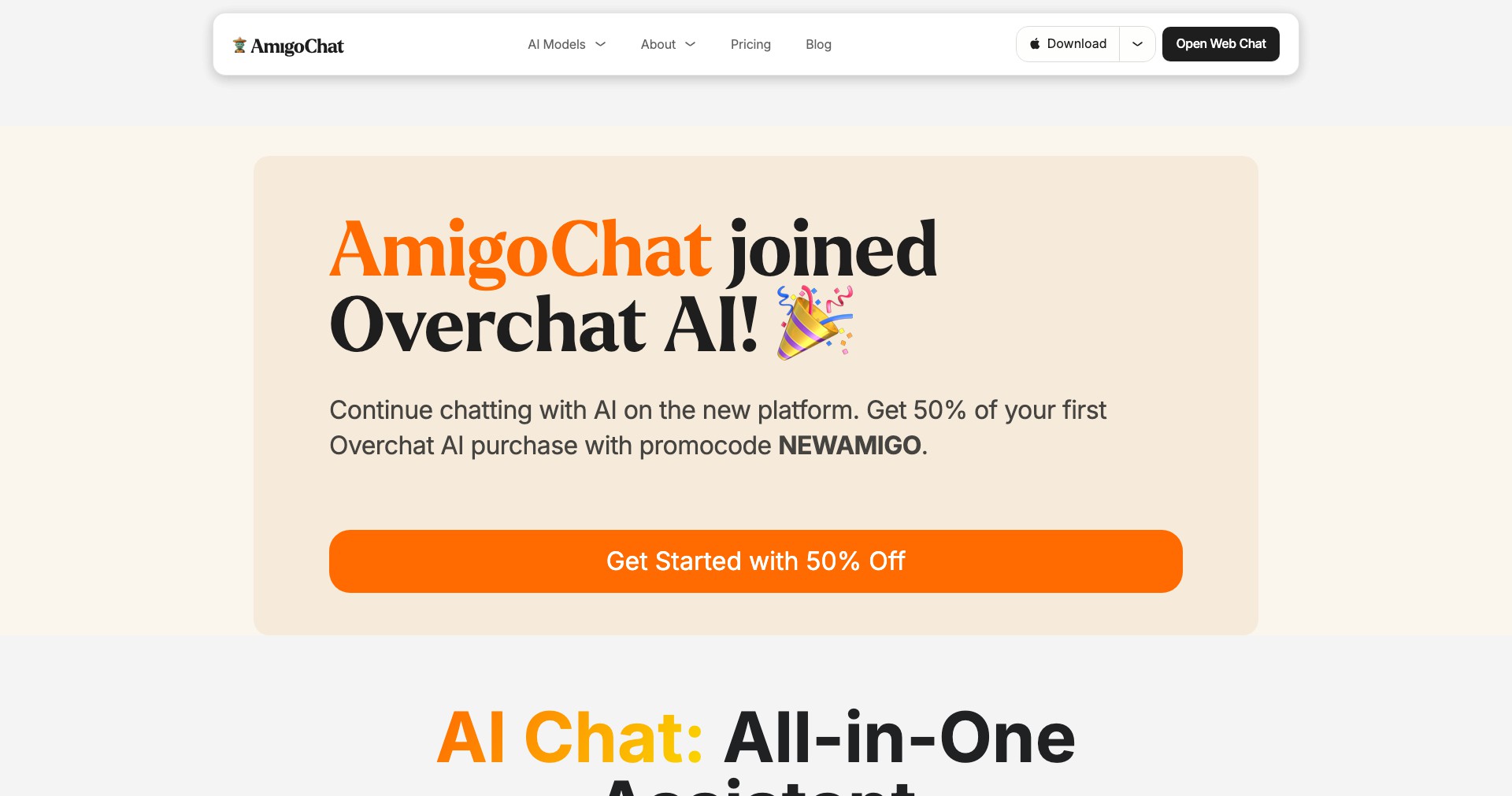 AmigoChat Screenshot