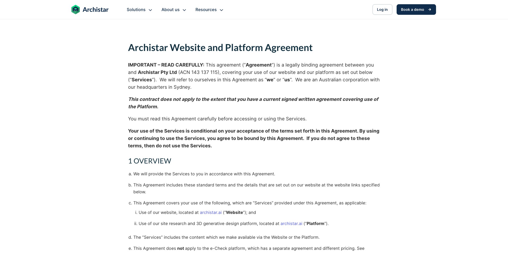 Archistar Screenshot