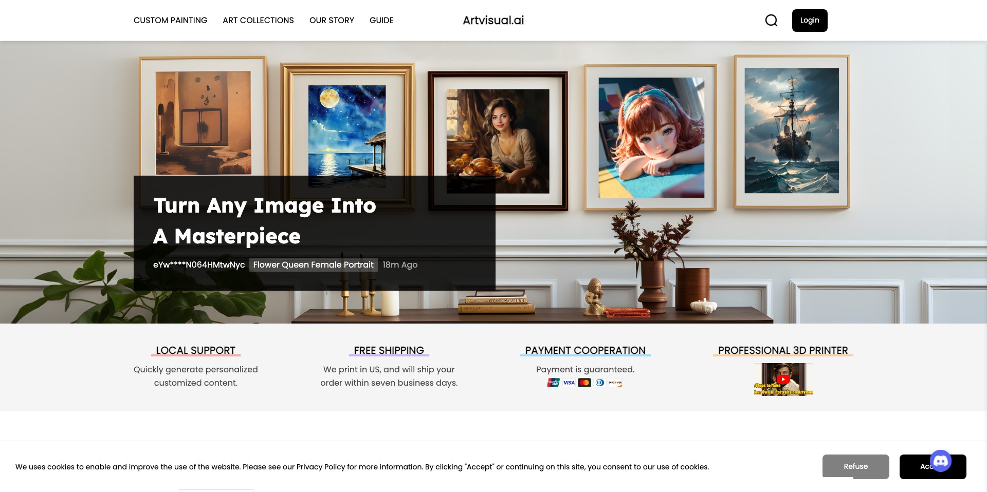 artvisual.ai Screenshot