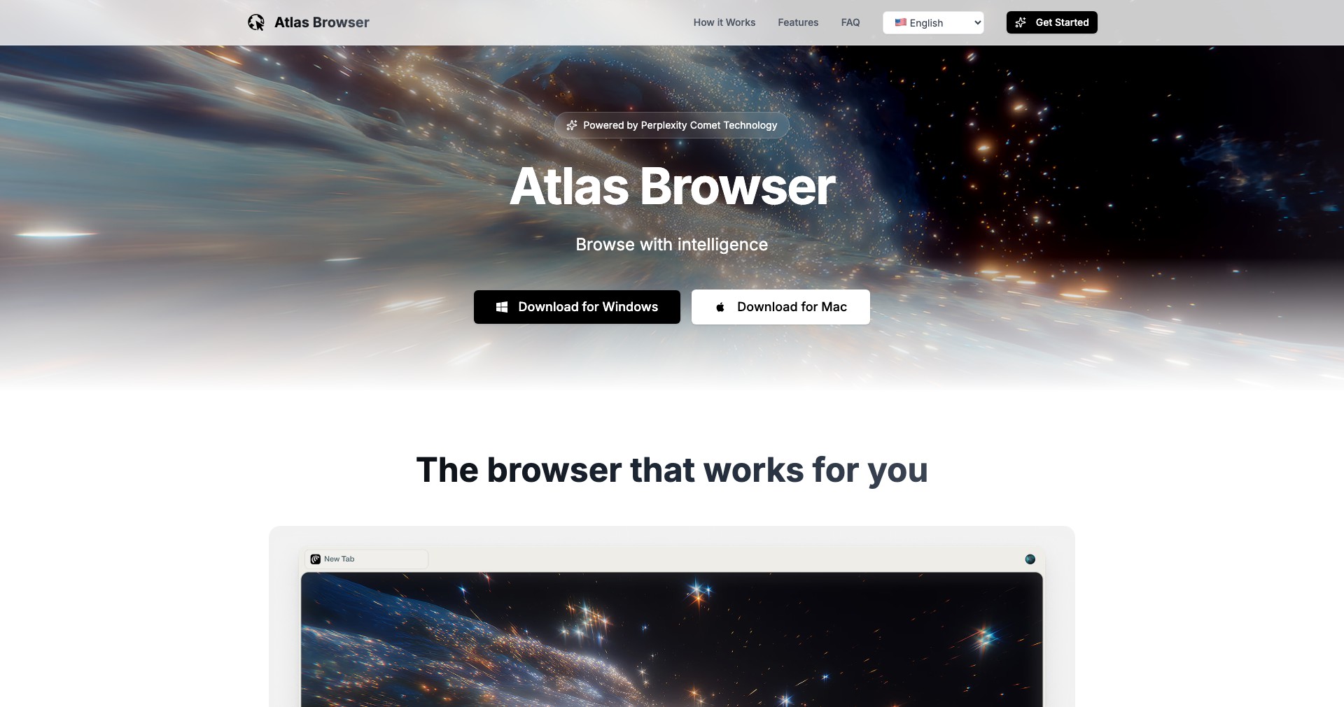 Atlas Browser Screenshot