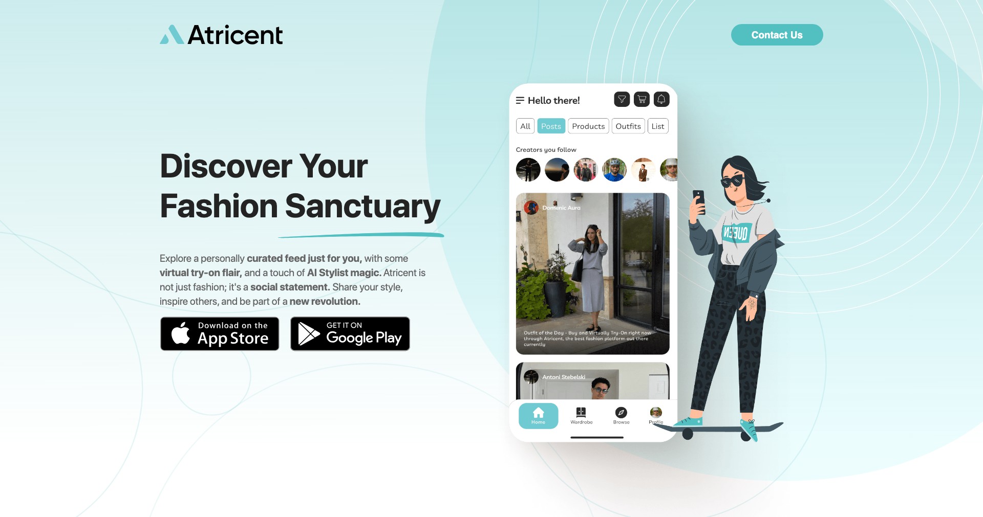 Atricent Screenshot