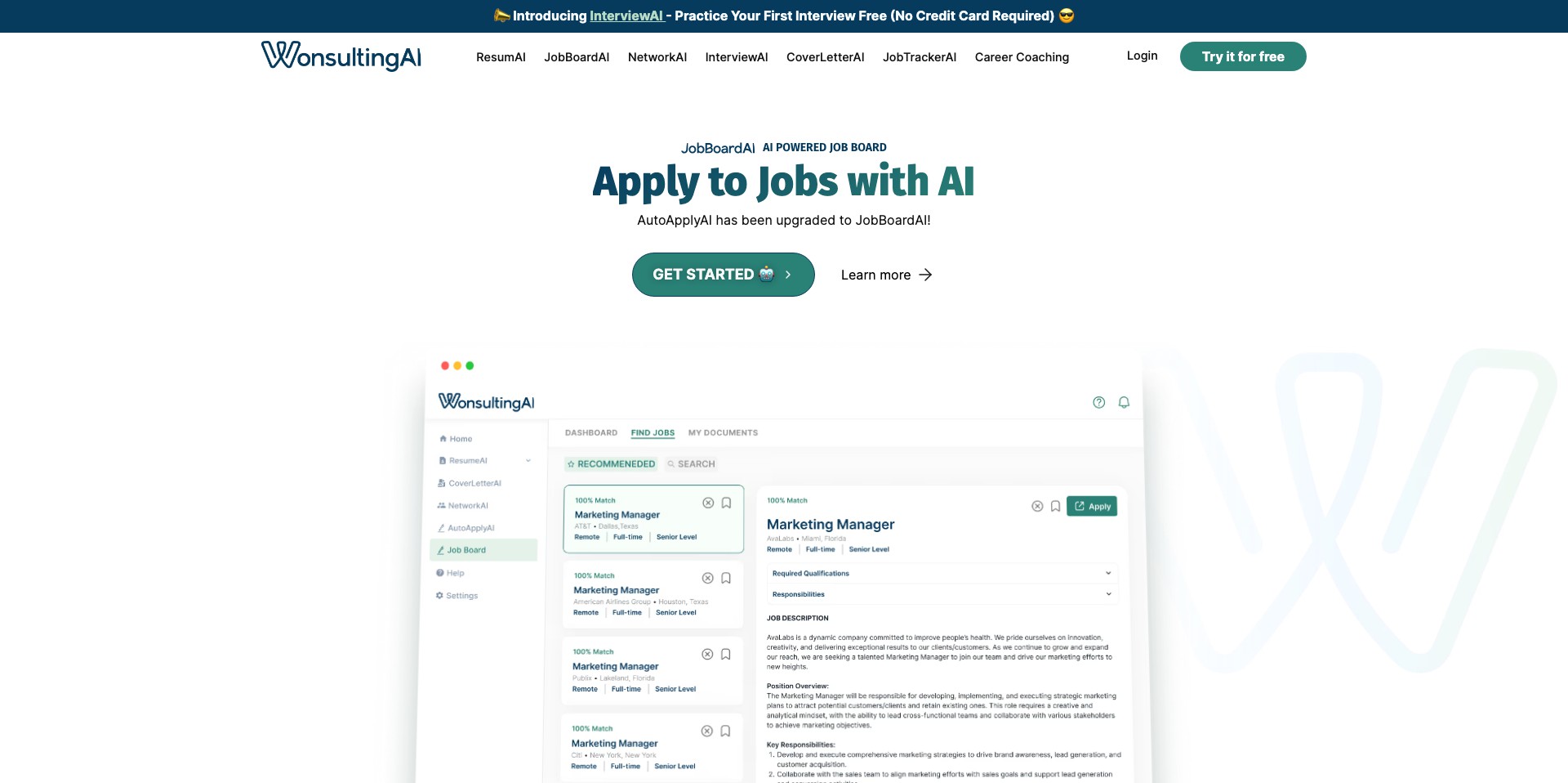 AutoApplyAI Screenshot