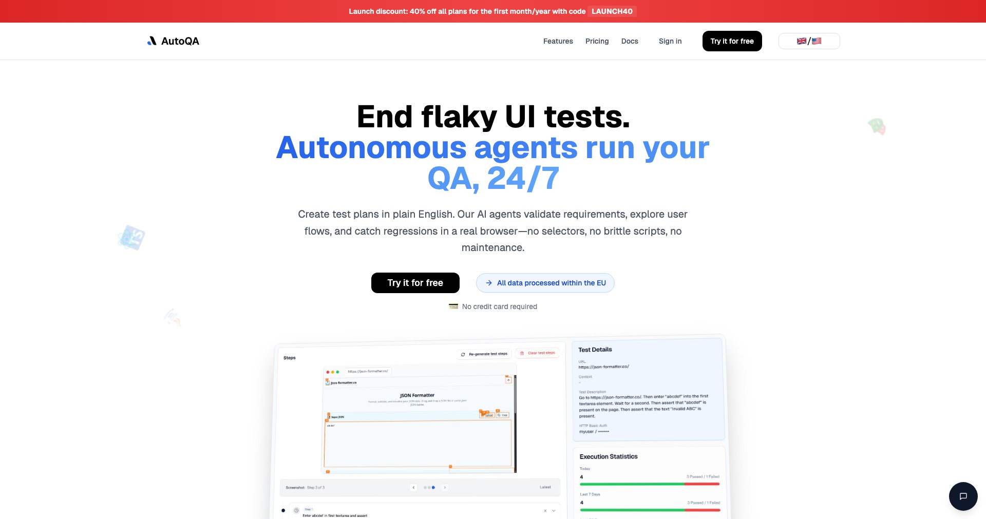 AutoQA Screenshot