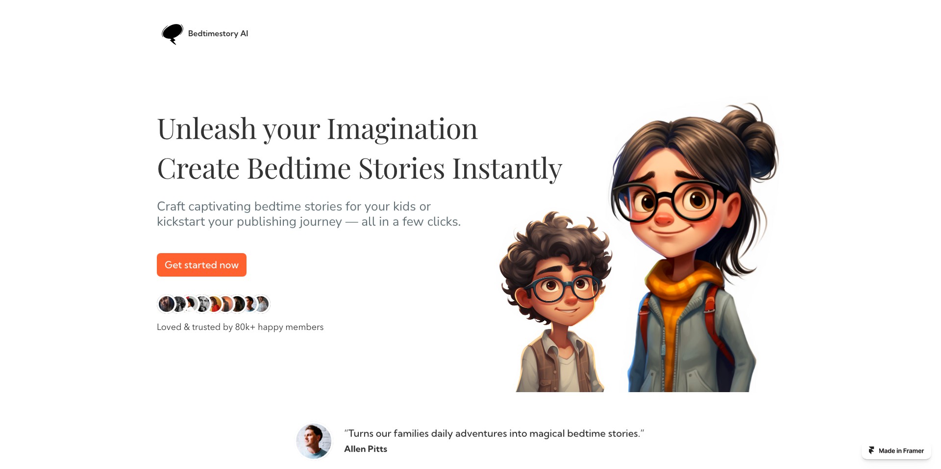 BedtimeStory Screenshot