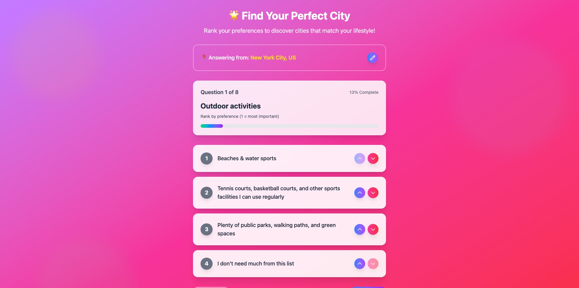 bestcity.io Screenshot