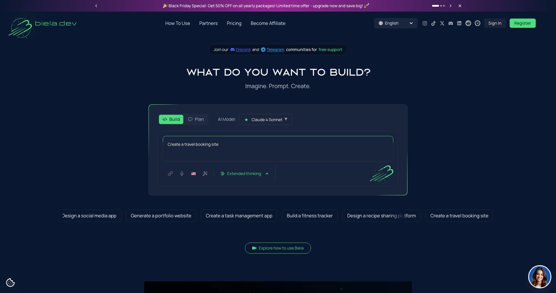 biela.dev v1.0.0 Screenshot