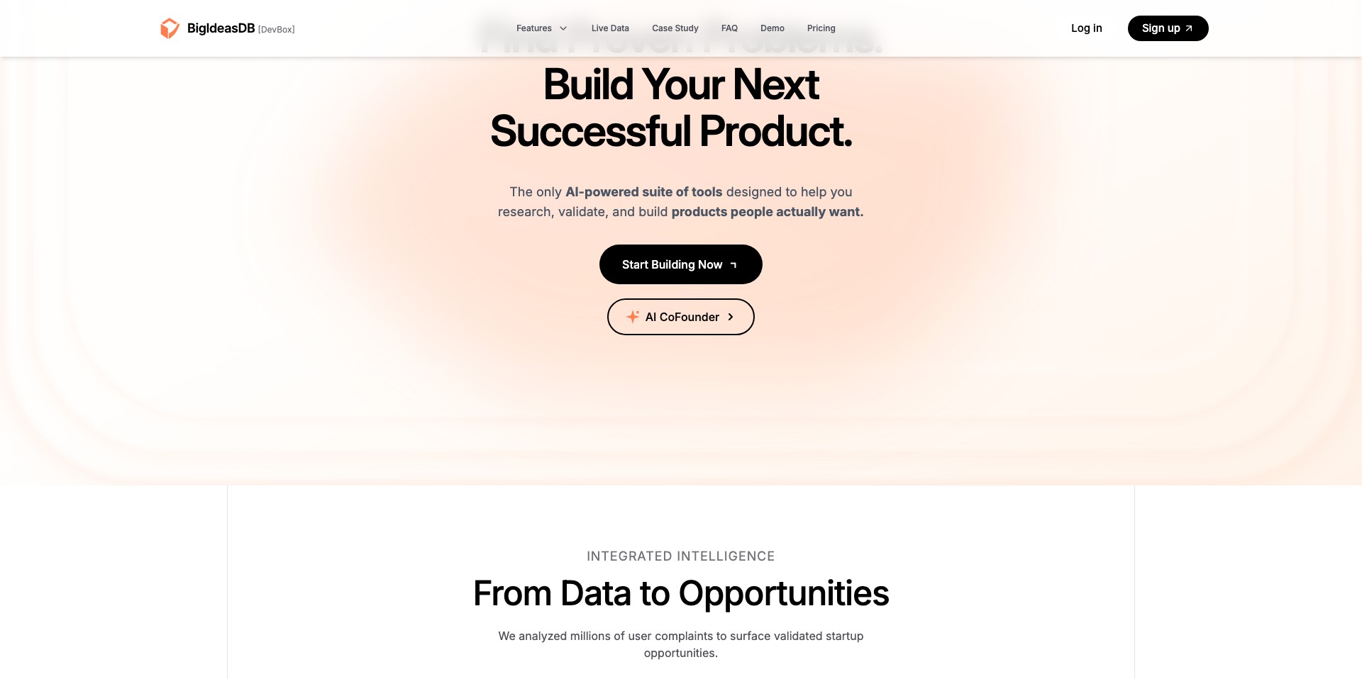 BigIdeasDB Screenshot