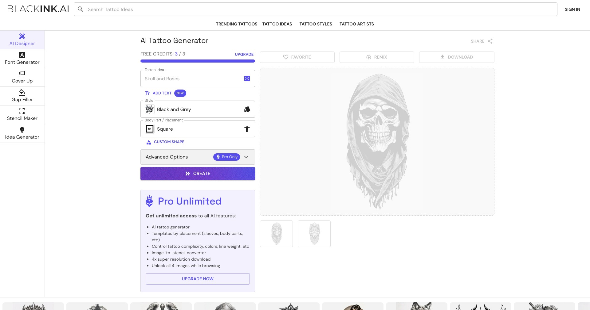 BlackInk.AI Screenshot