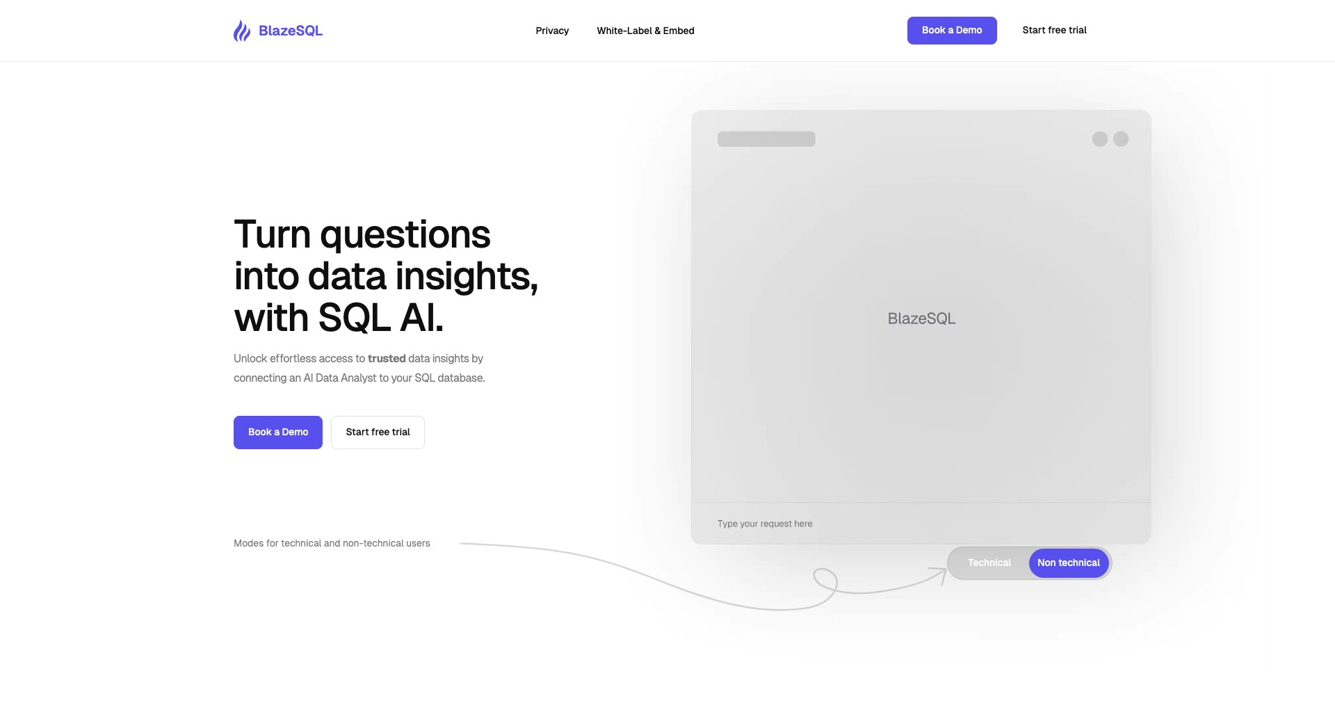 Blaze SQL Screenshot