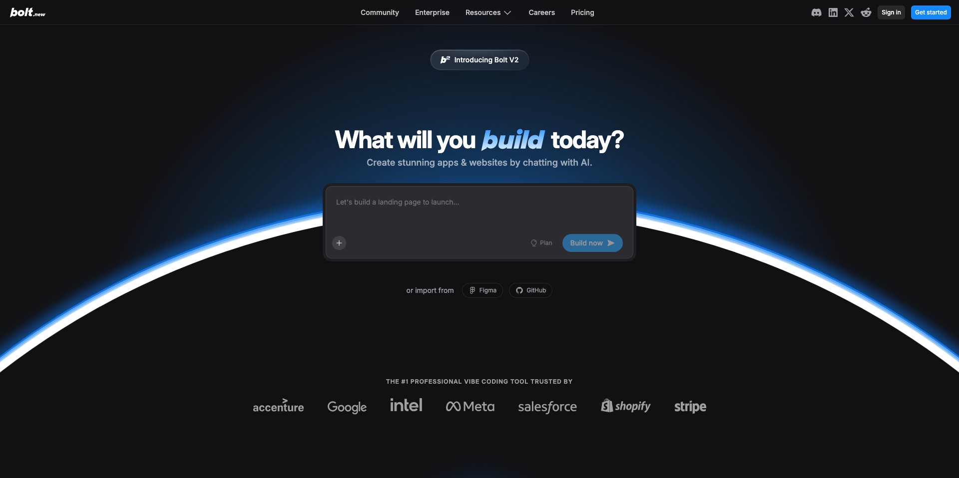 bolt.new v3 Screenshot