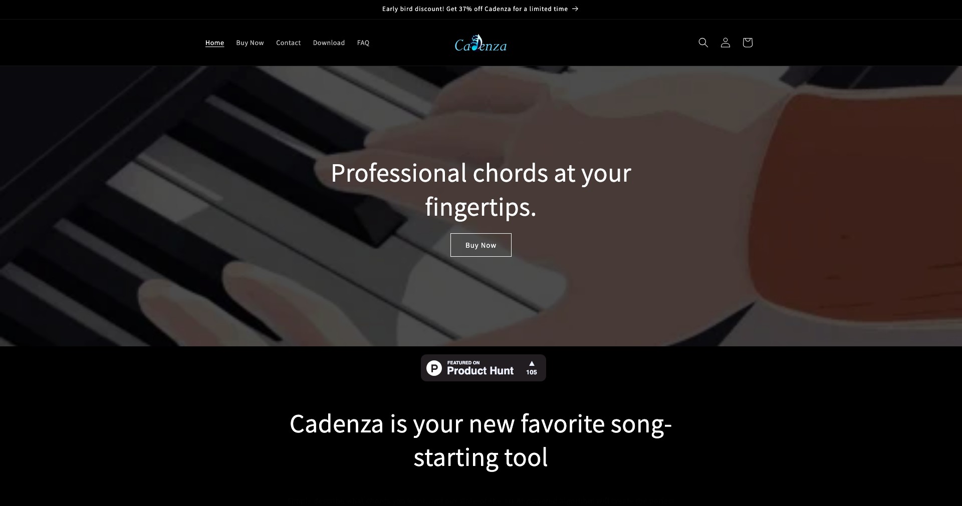 Cadenza Music Screenshot
