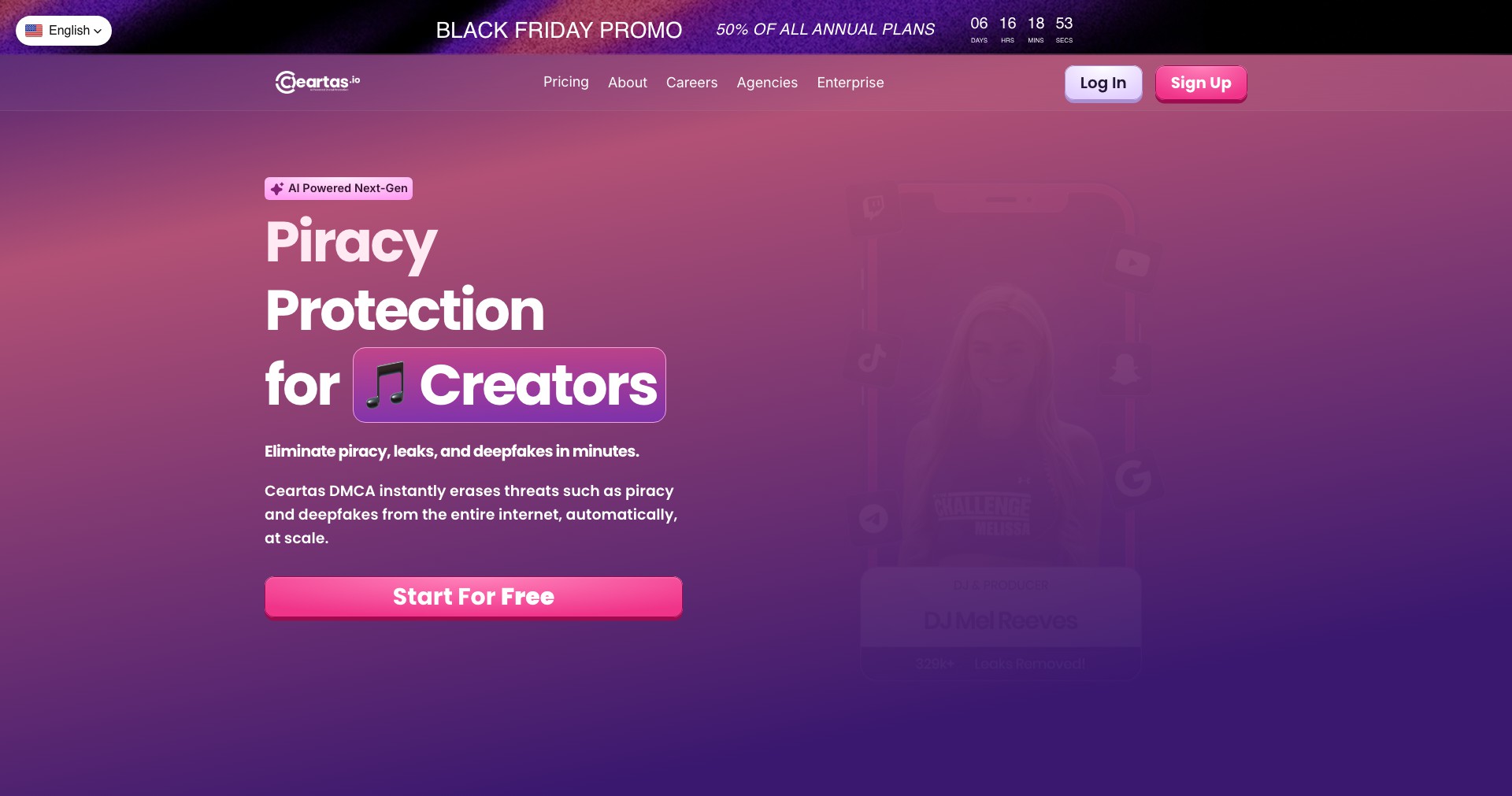 Ceartas DMCA Screenshot