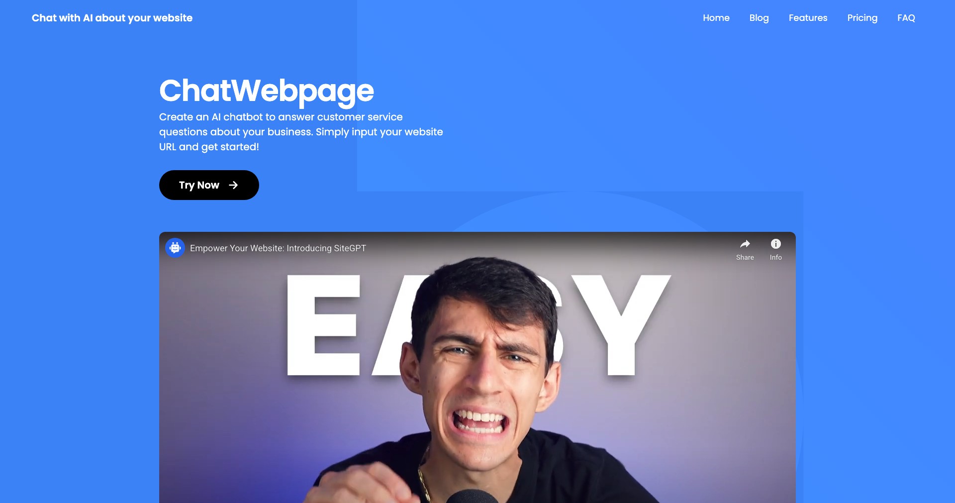 ChatWebpage Screenshot