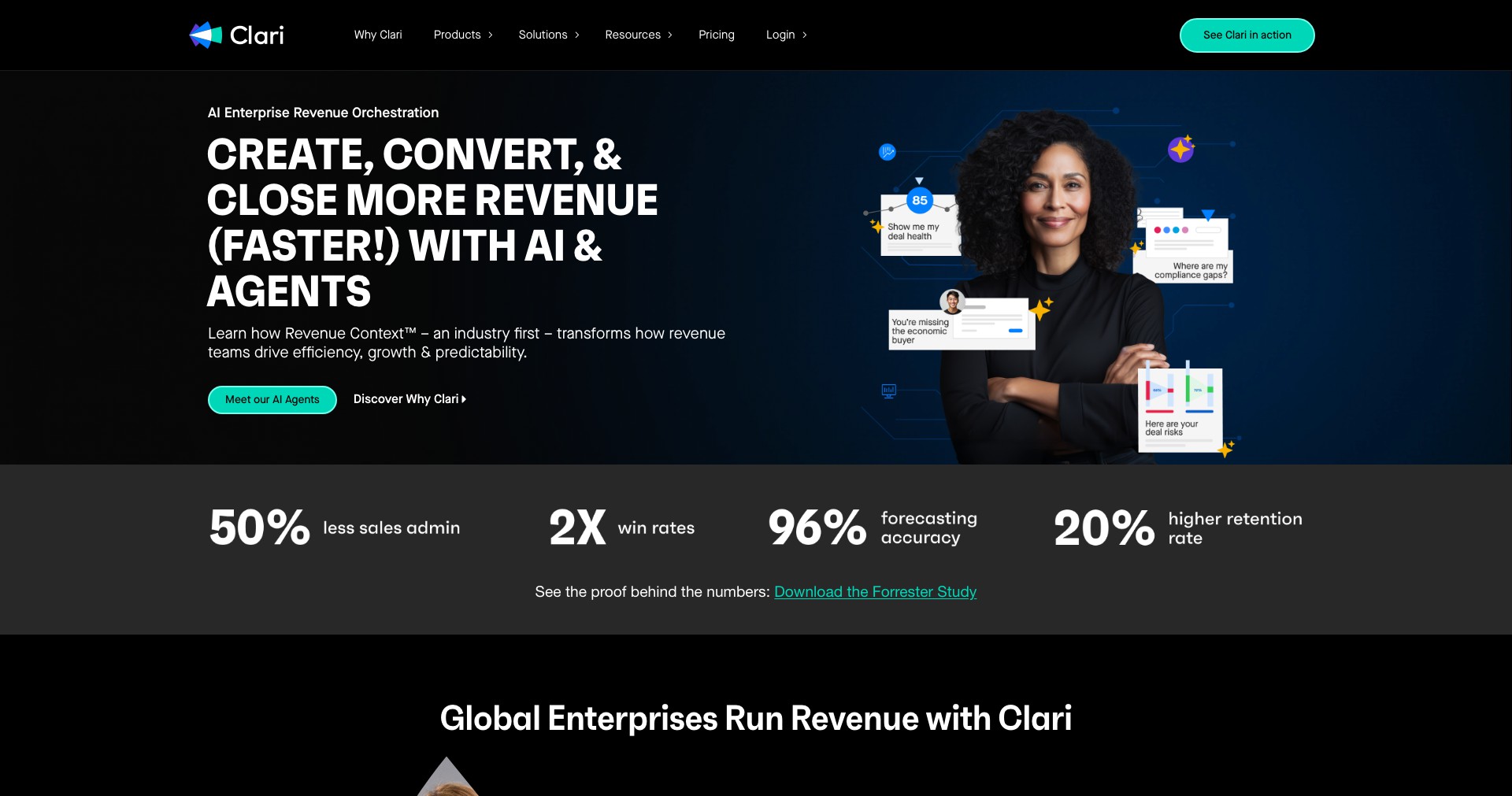Clari Revenue Platform Screenshot