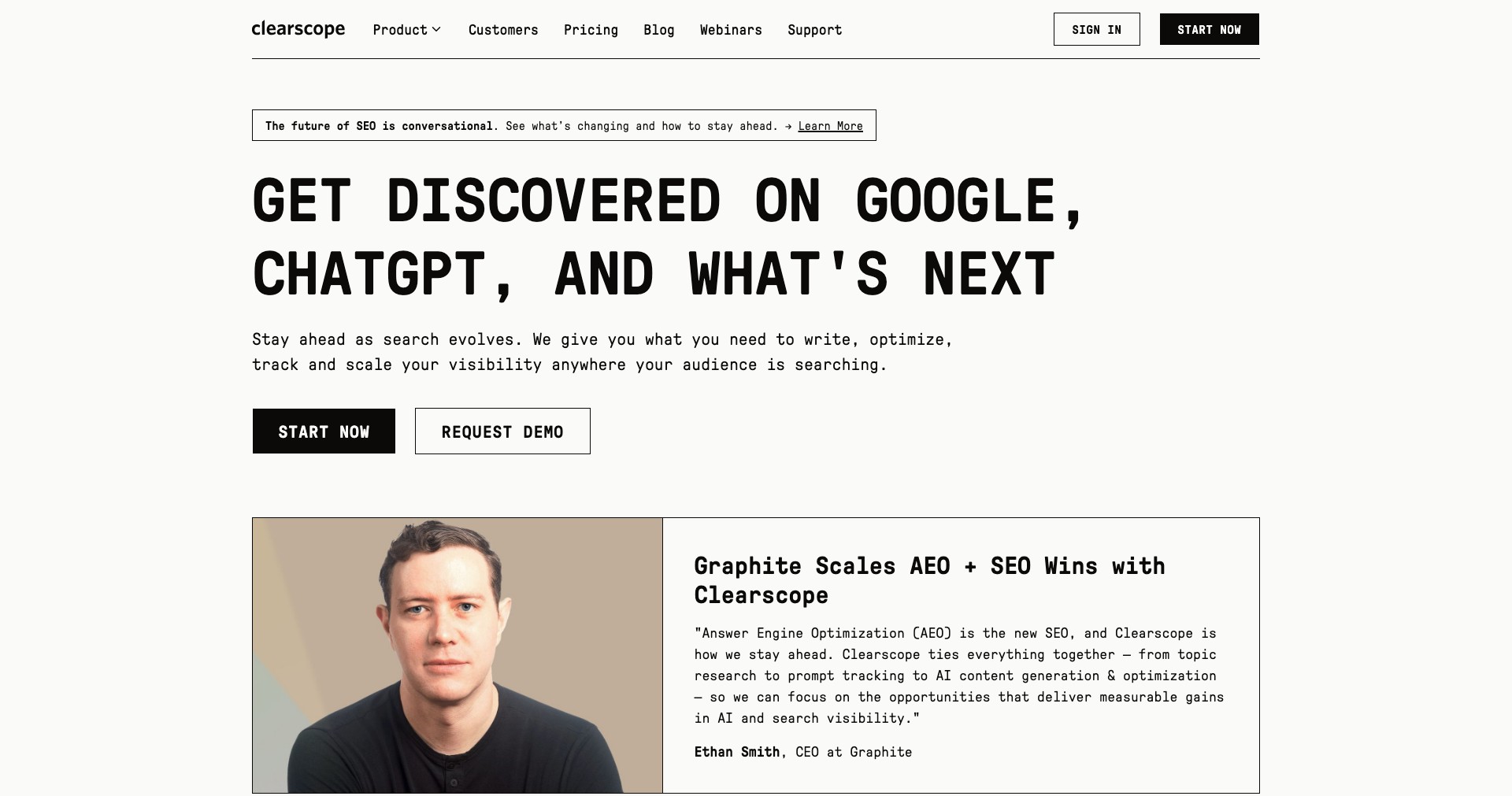 Clearscope Screenshot