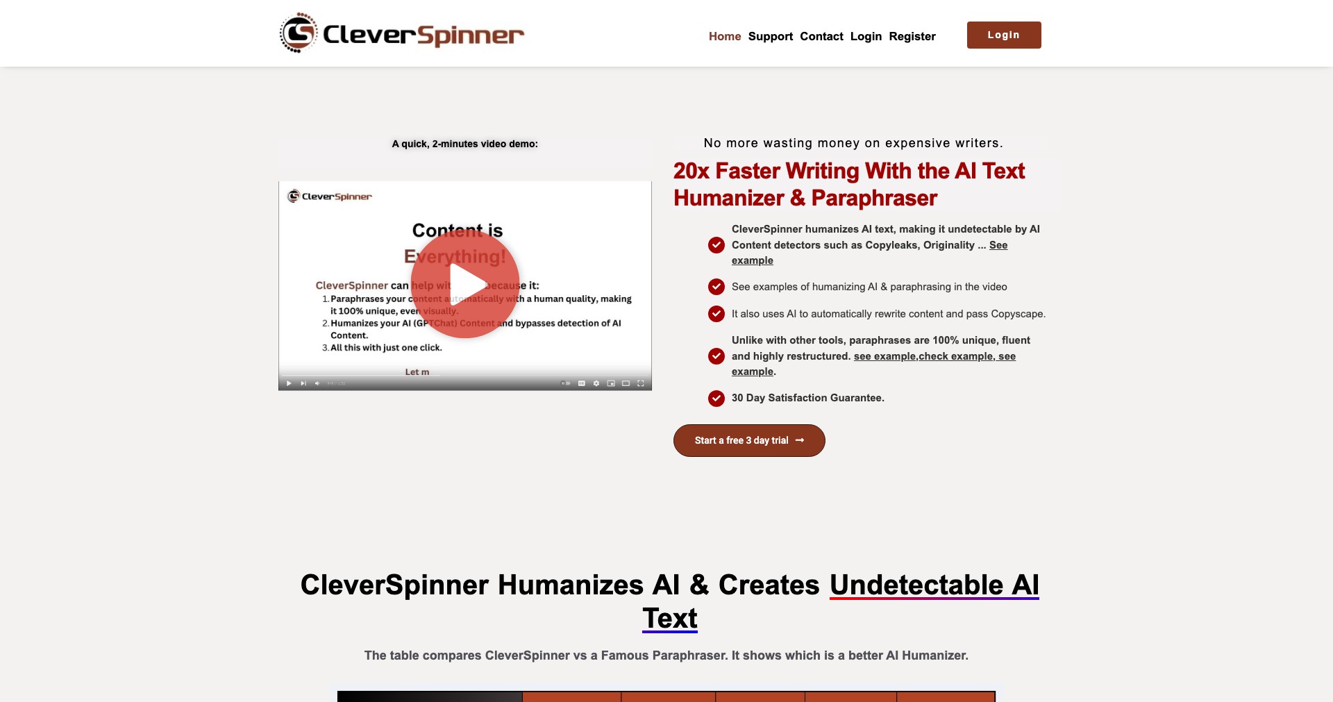 CleverSpinner Screenshot