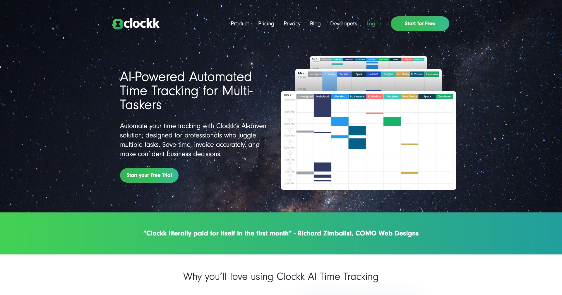 Clockk Screenshot