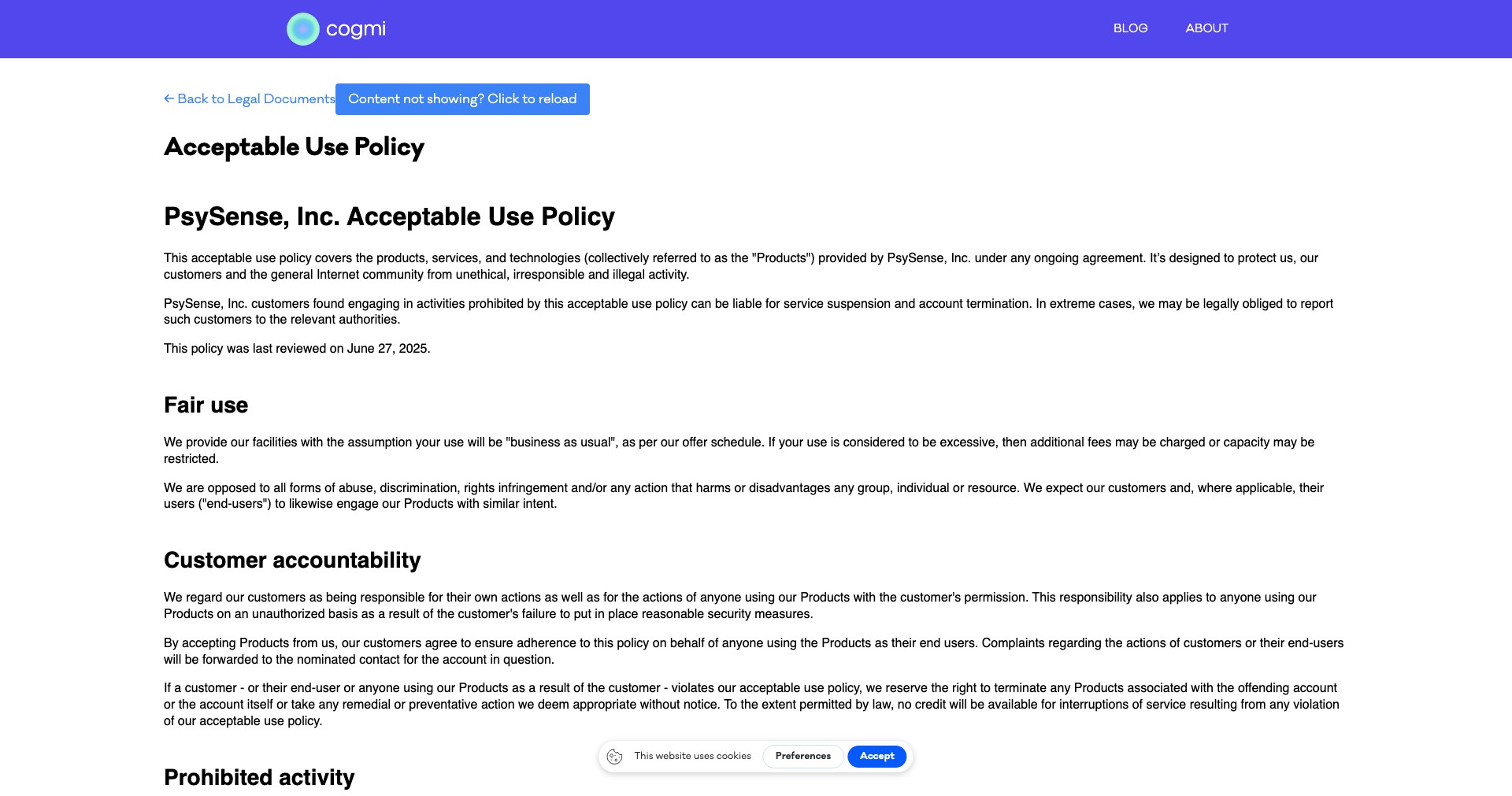 Cogmi Screenshot